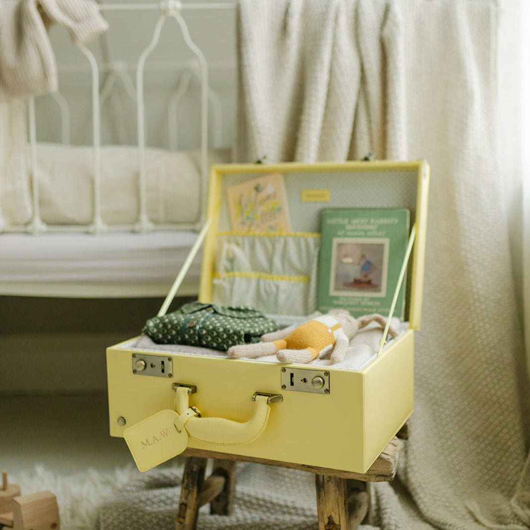 memory box | keepsake case in primrose yellow