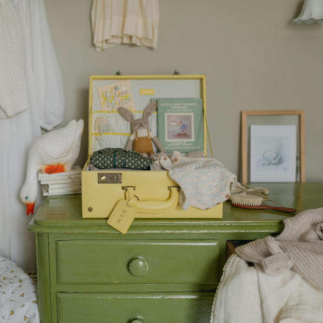 memory box | keepsake case in primrose yellow