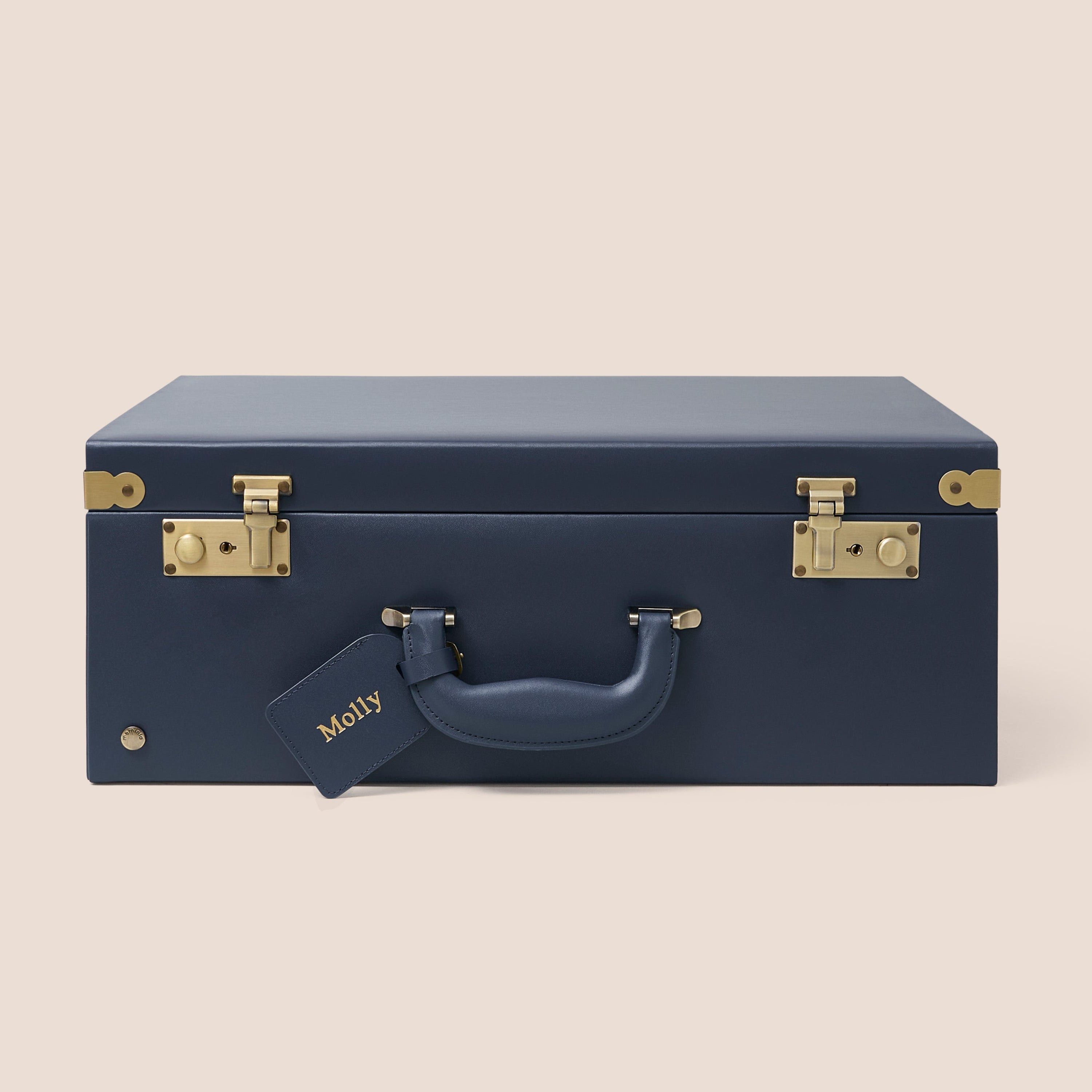 grande boîte à souvenirs | étui souvenir en bleu marine