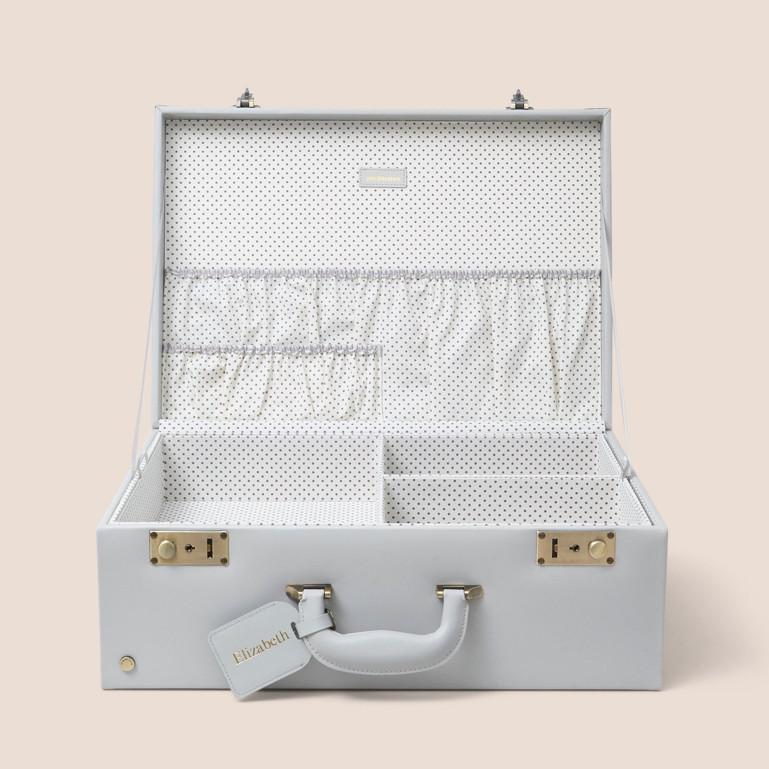 large memory box | keepsake case in grey