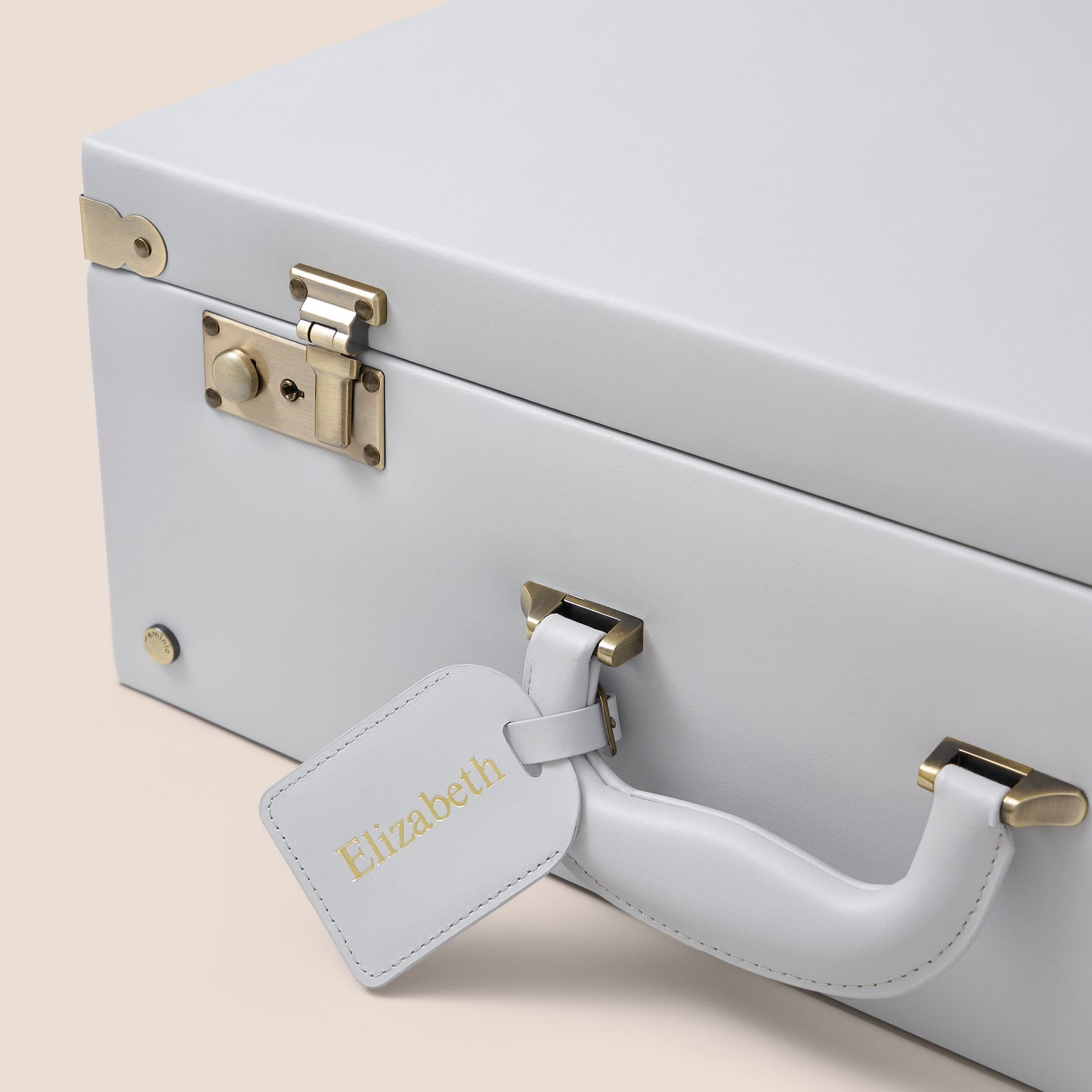 large memory box | keepsake case in grey