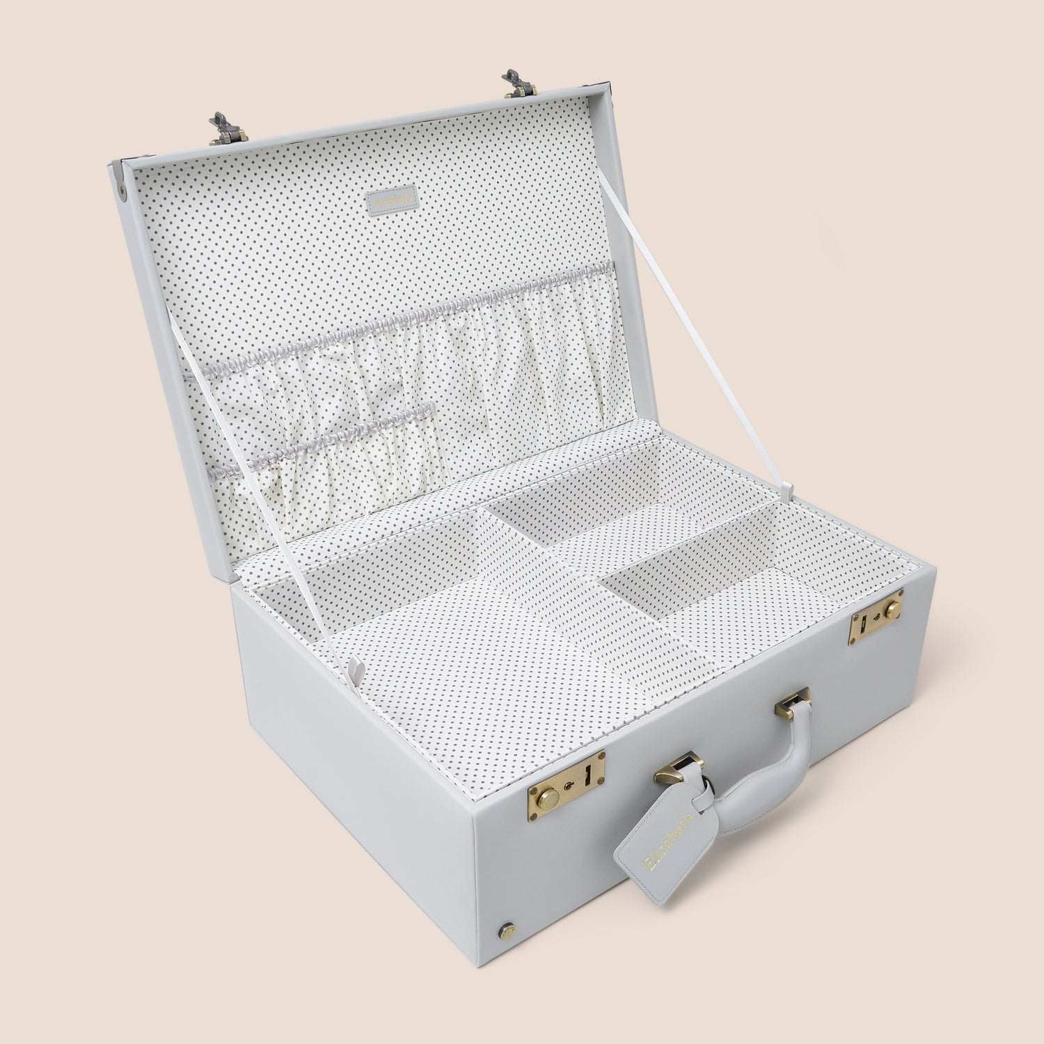 large memory box | keepsake case in grey
