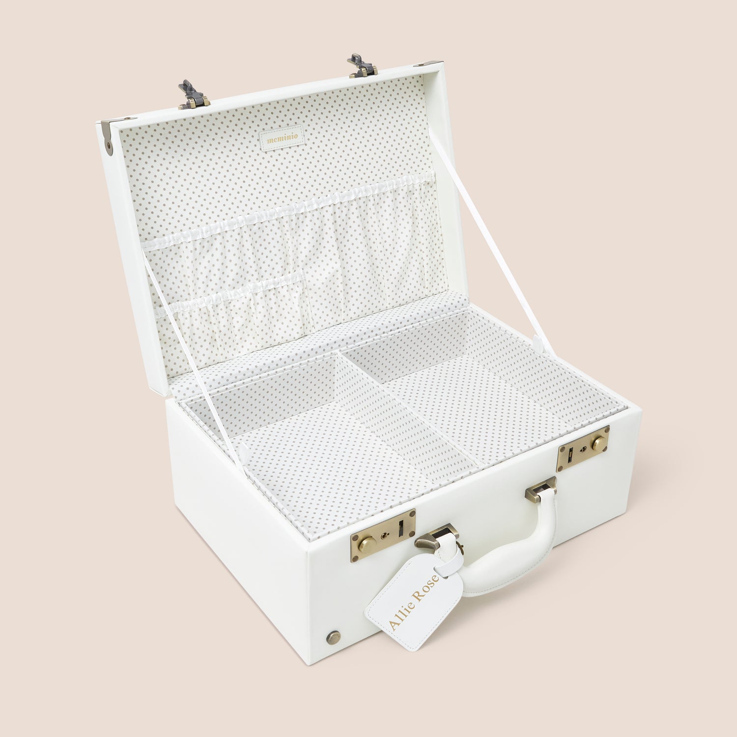 memory box | keepsake case in ivory white