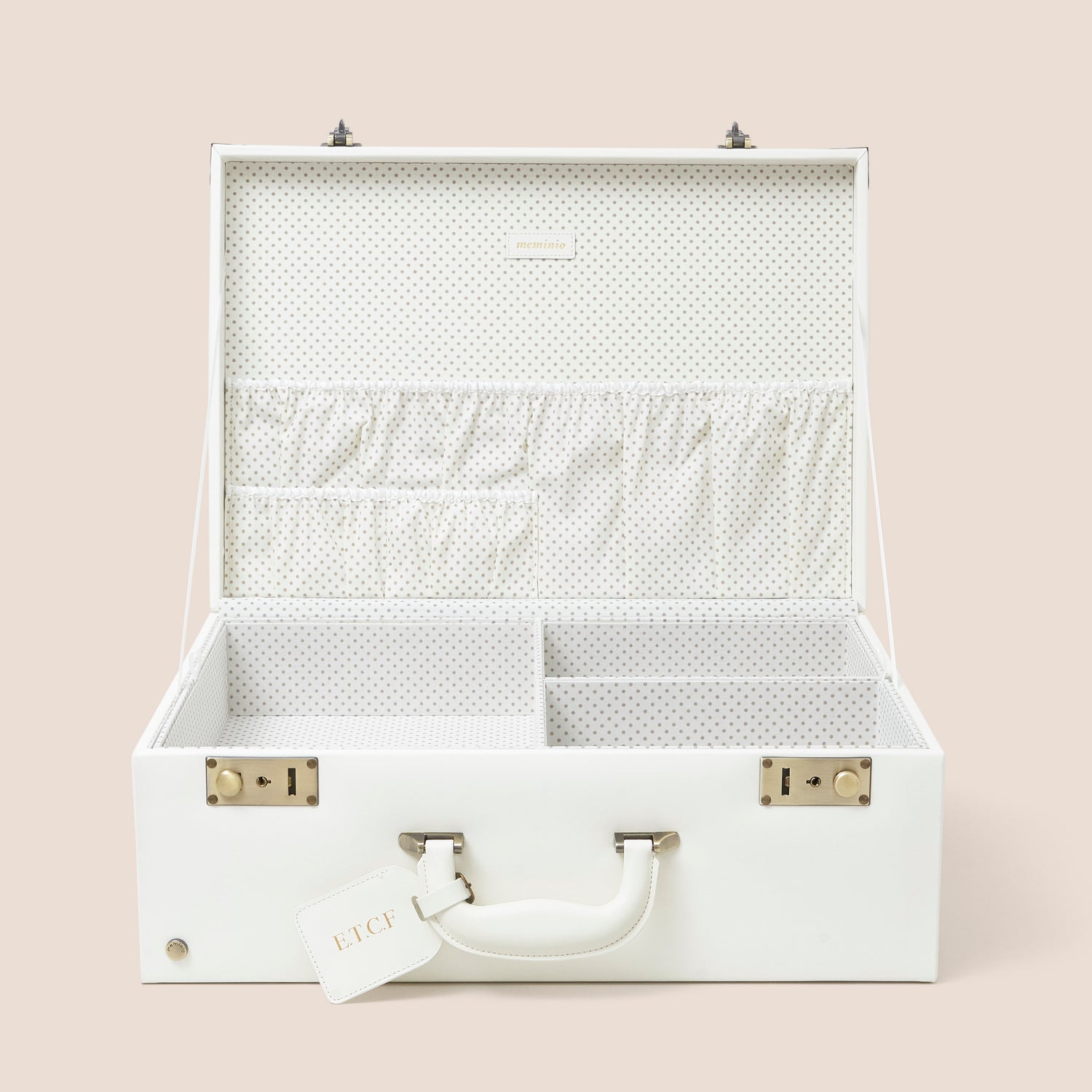 large memory box | keepsake case in ivory white