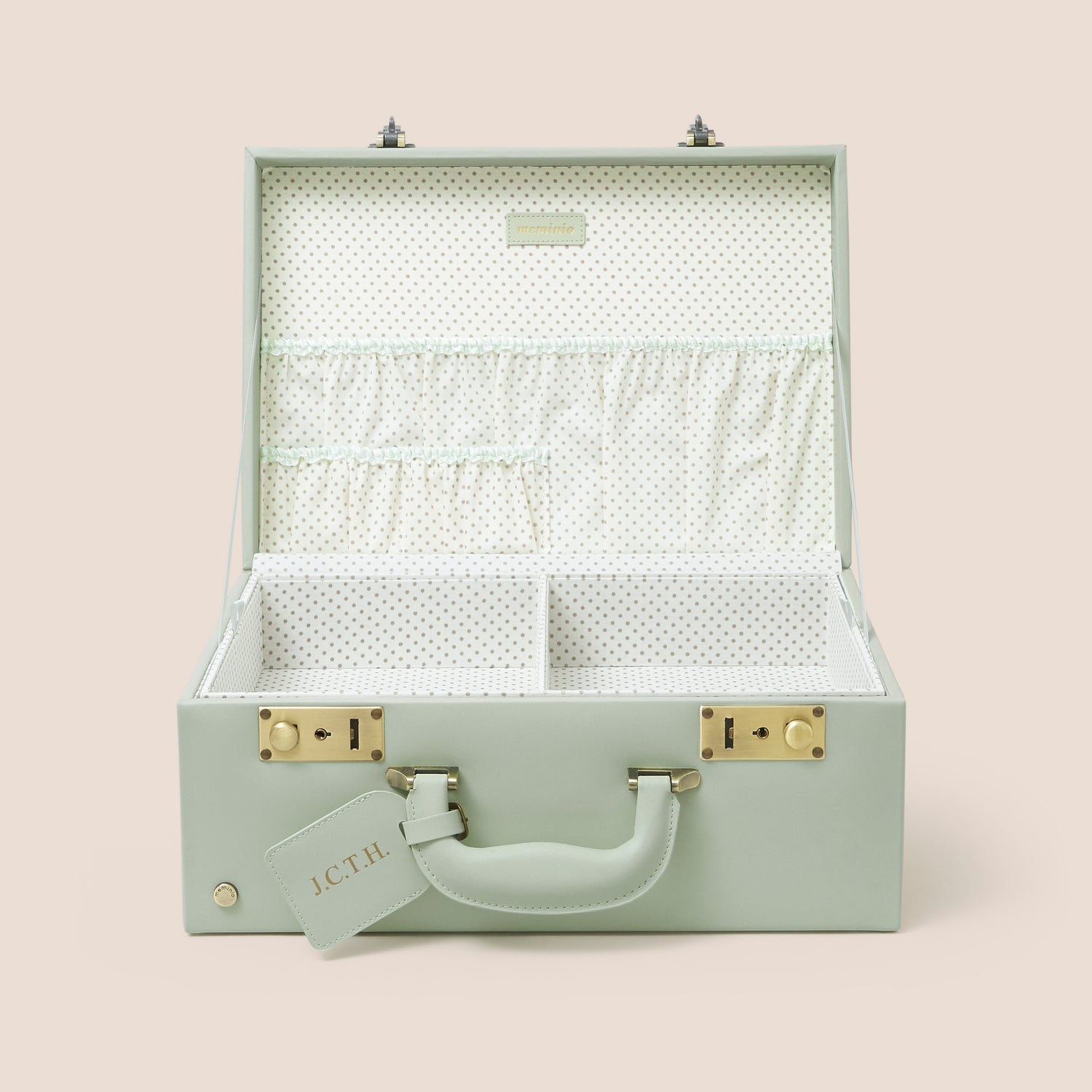memory box | keepsake case in sage green