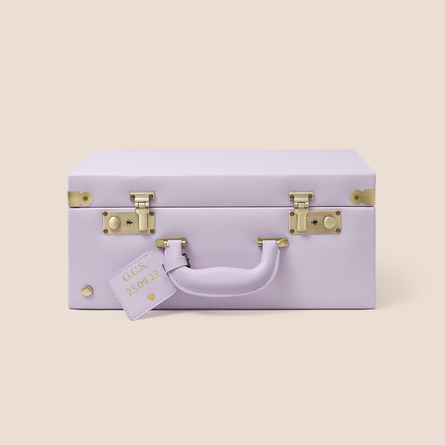 memory box | keepsake case in lavender purple