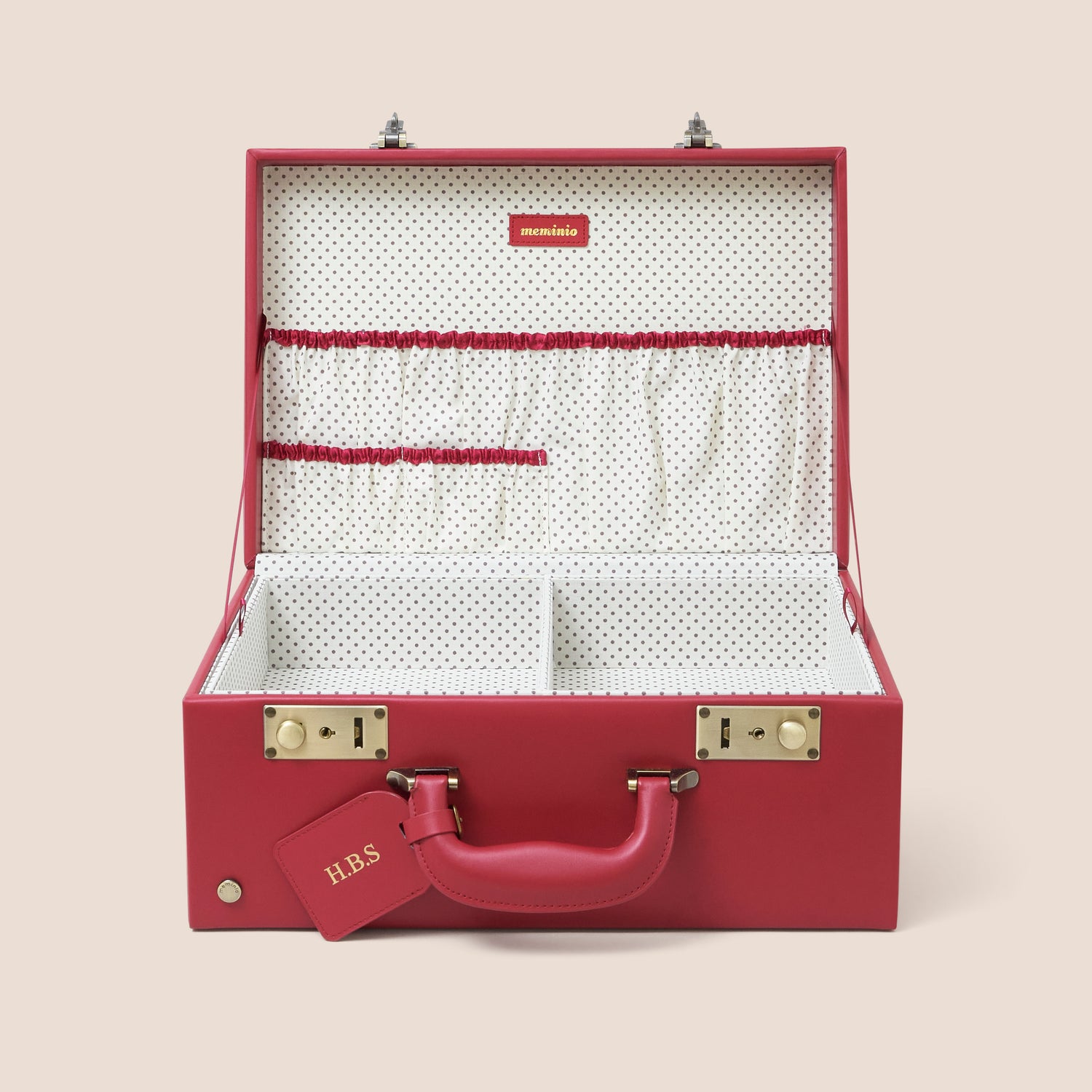 memory box | keepsake case in red berry