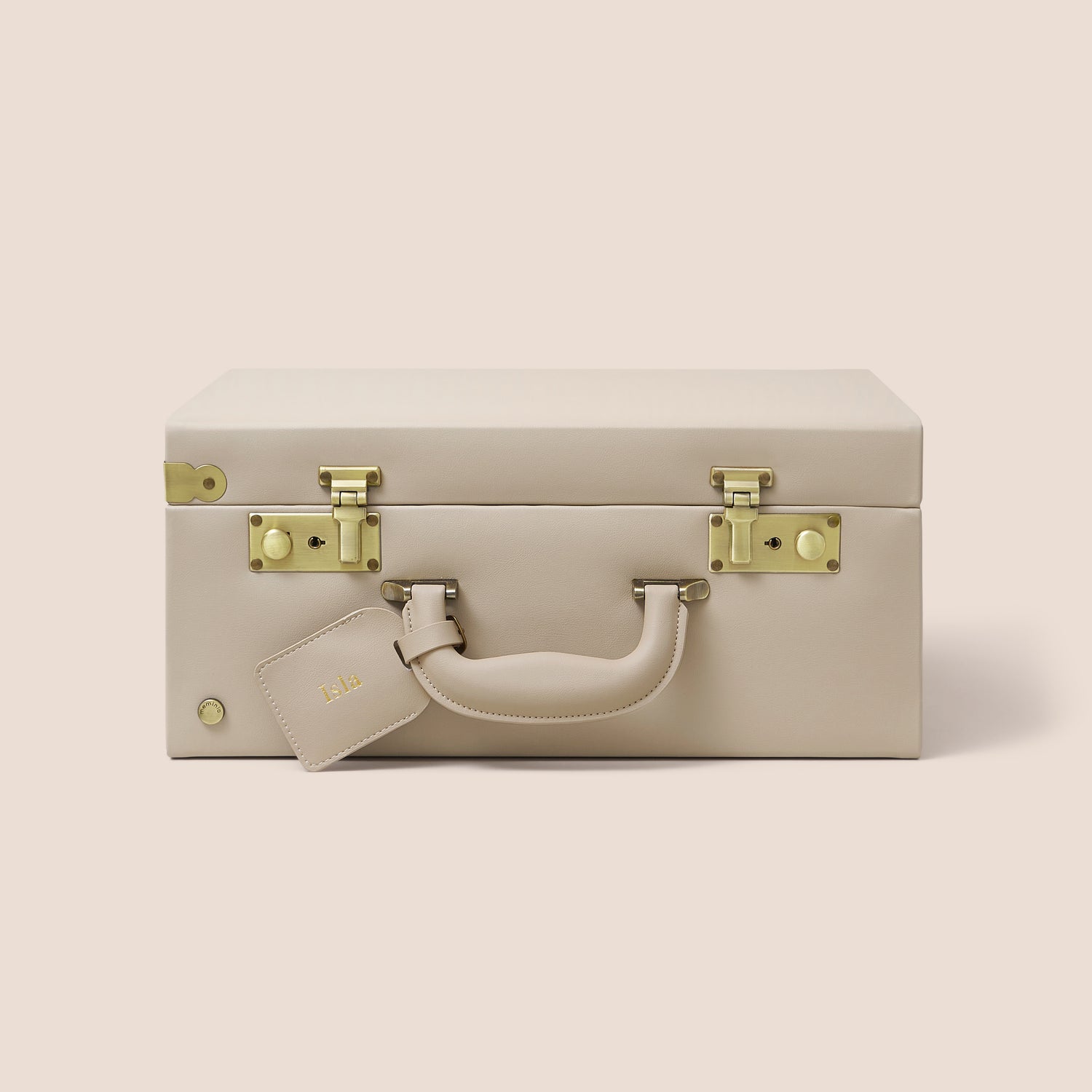 memory box | keepsake case in oat | vegan edition