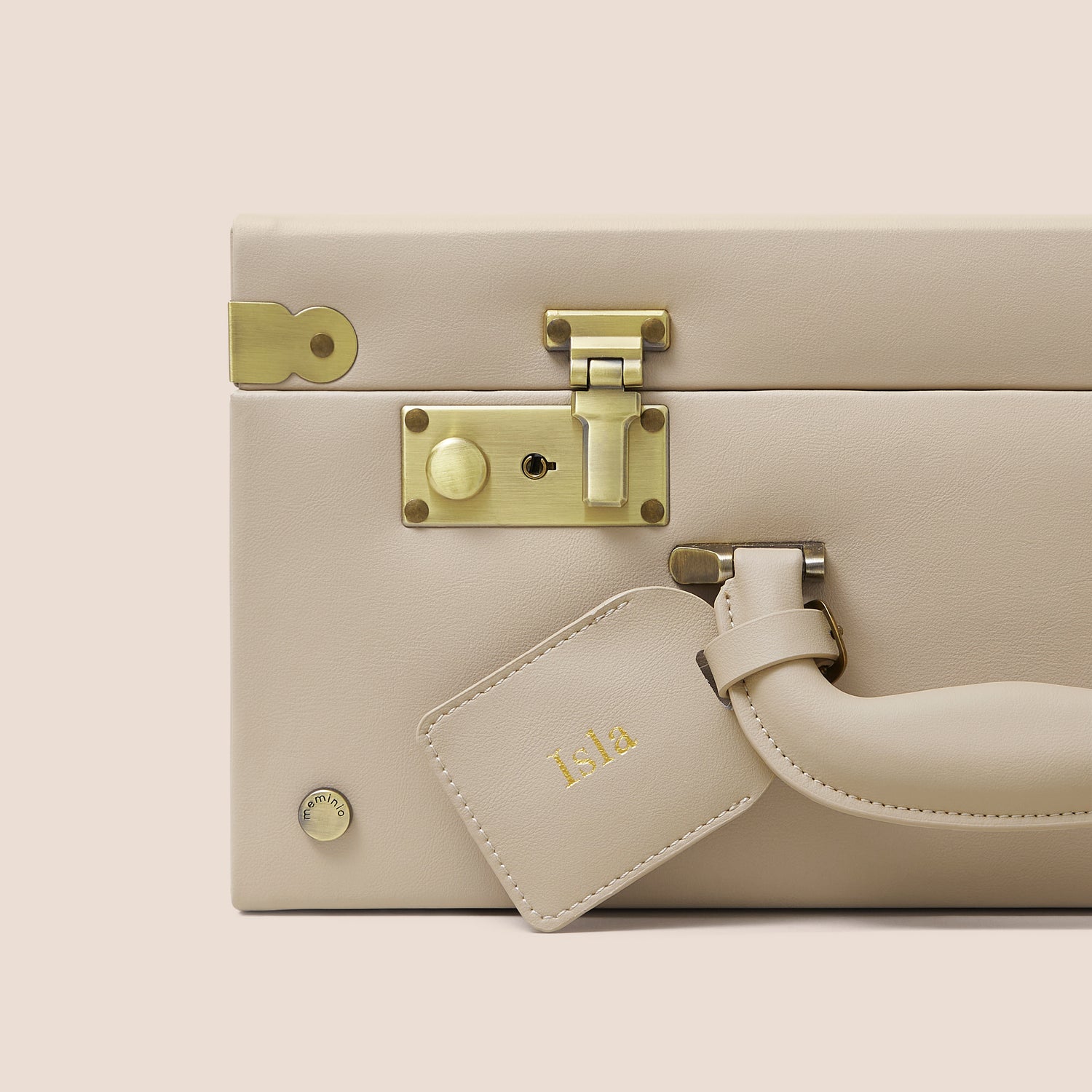 memory box | keepsake case in oat | vegan edition