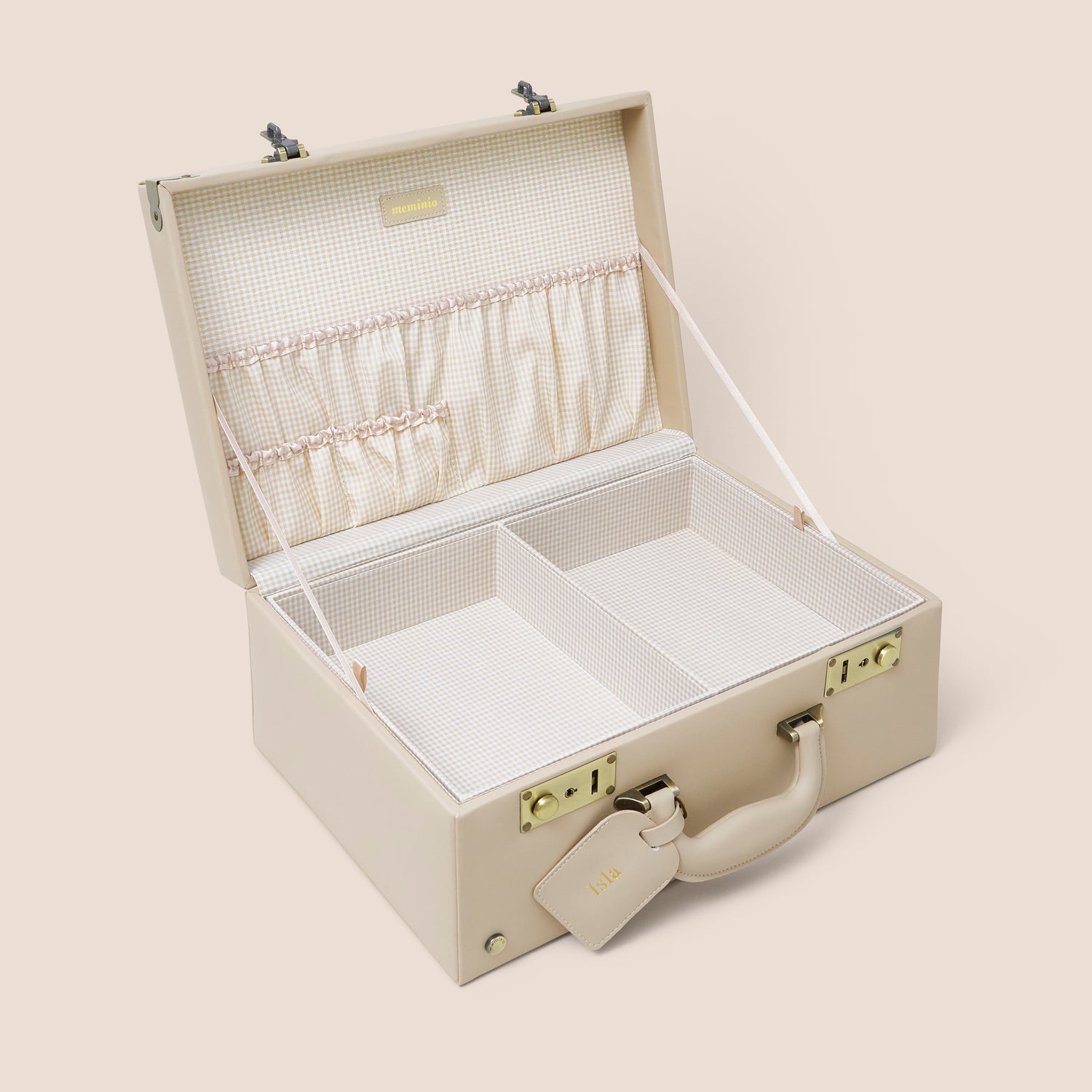 memory box | keepsake case in oat | vegan edition