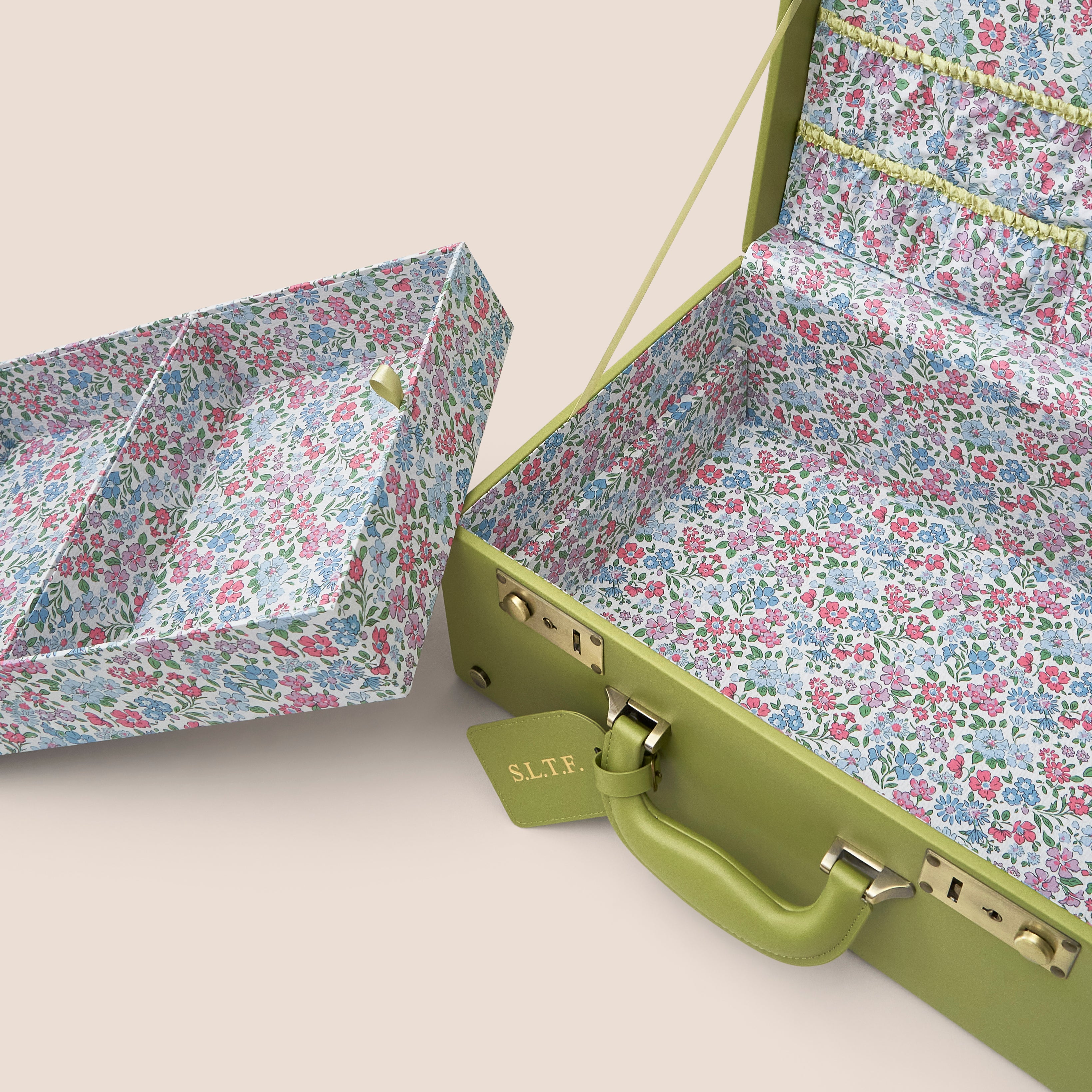 memory box | keepsake case in olive green | limited edition