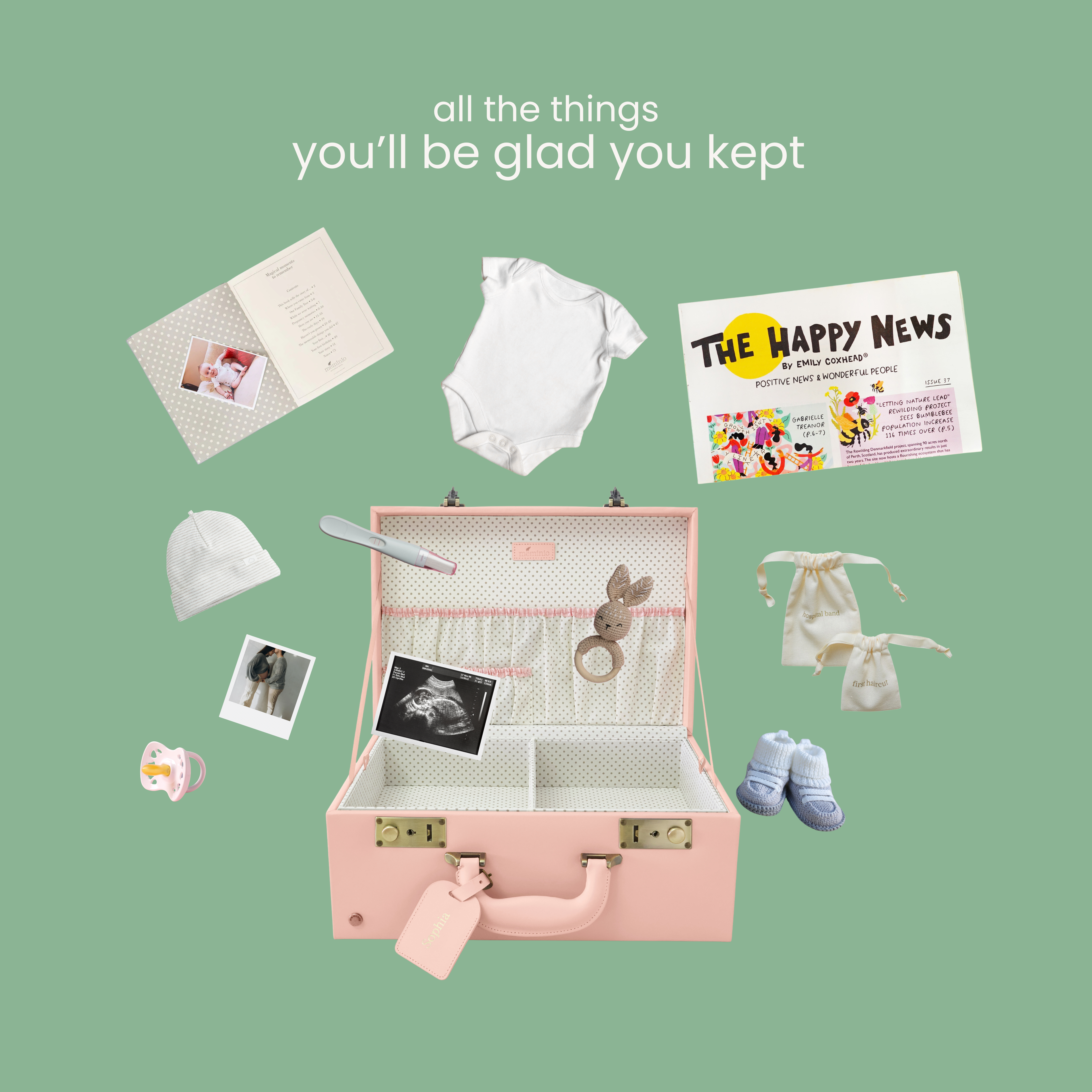 Erinnerungsbox | Andenkenbox in Rouge-Pink