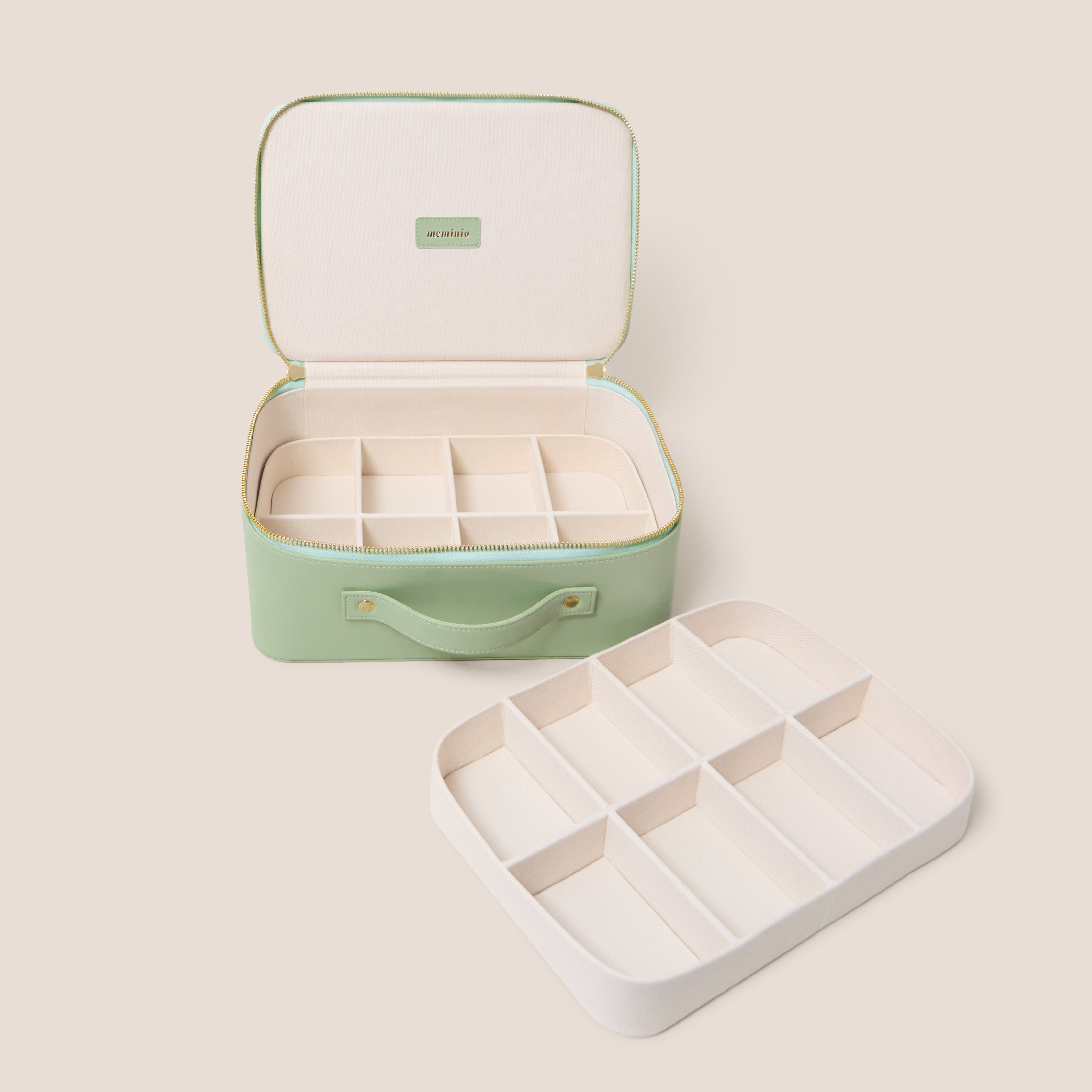 little keepers case in soft mint green