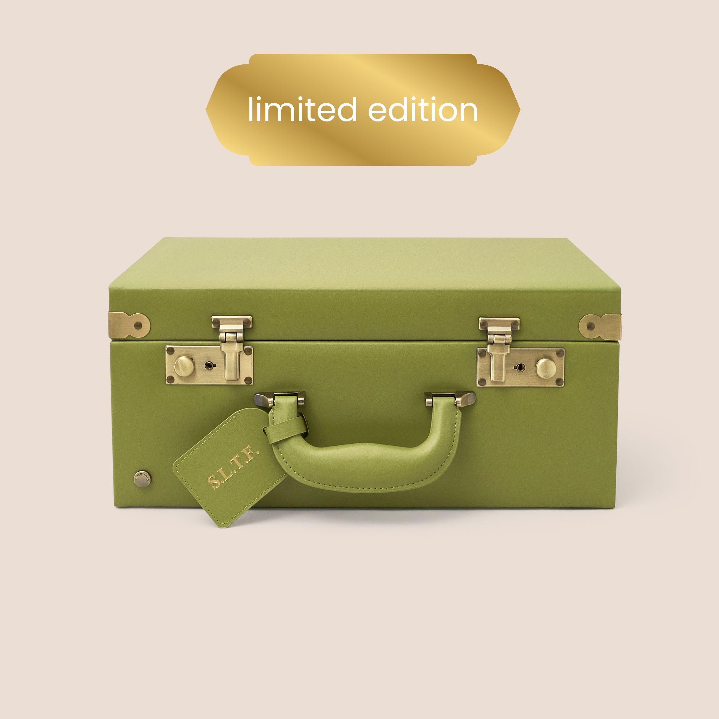 memory box | keepsake case in olive green | limited edition