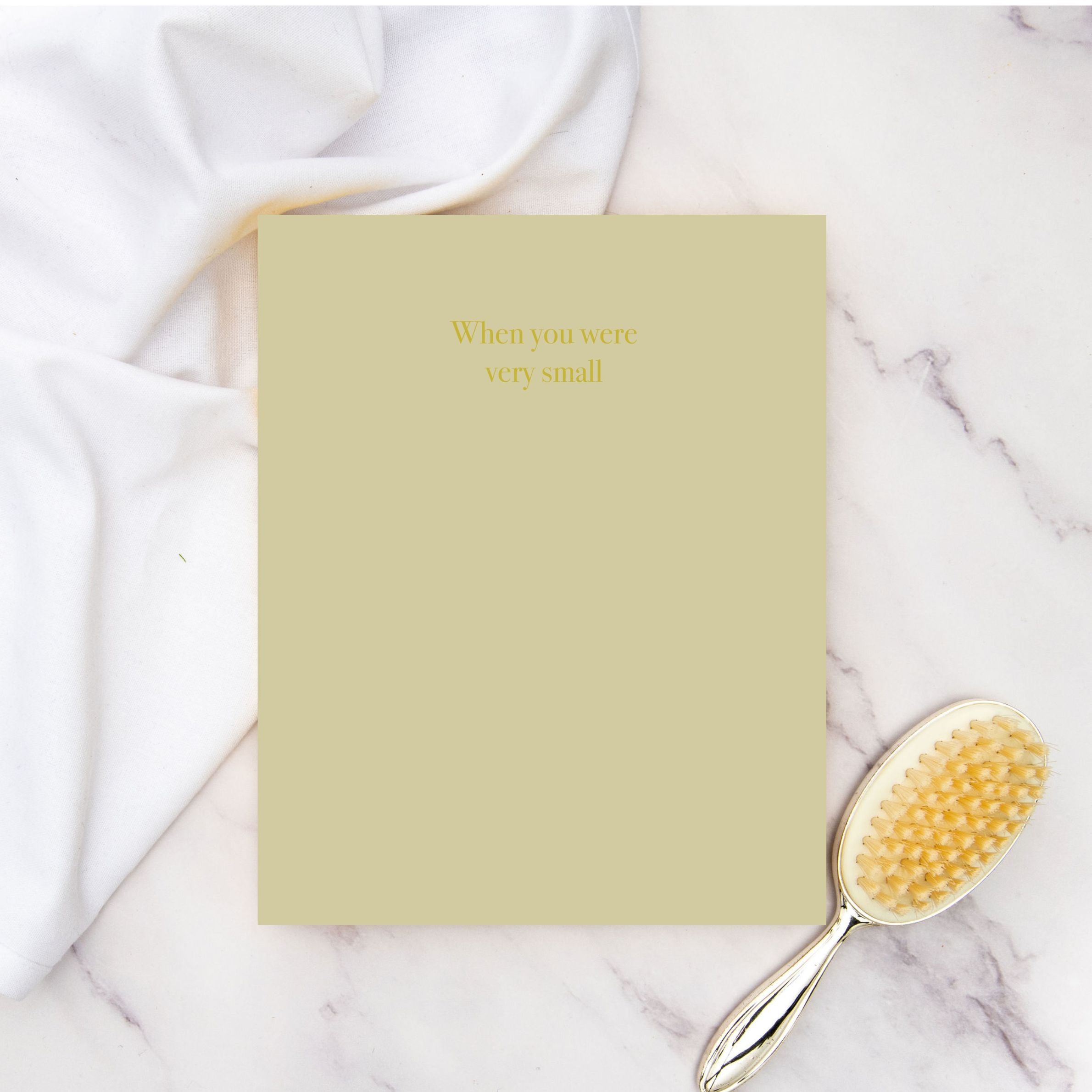 when you were 3 | a record book in sand