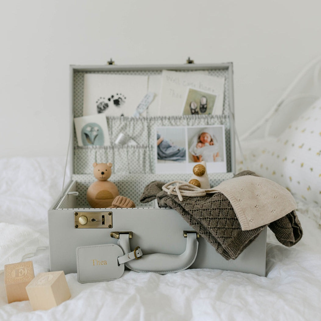 memory box | keepsake case in grey