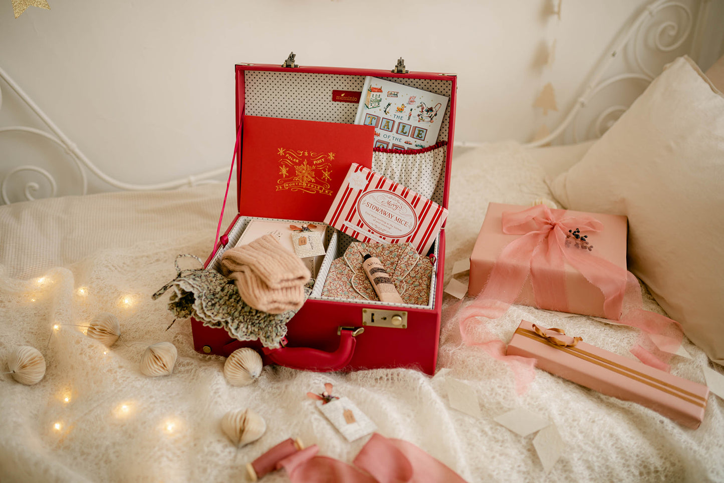 memory box | keepsake case in red berry