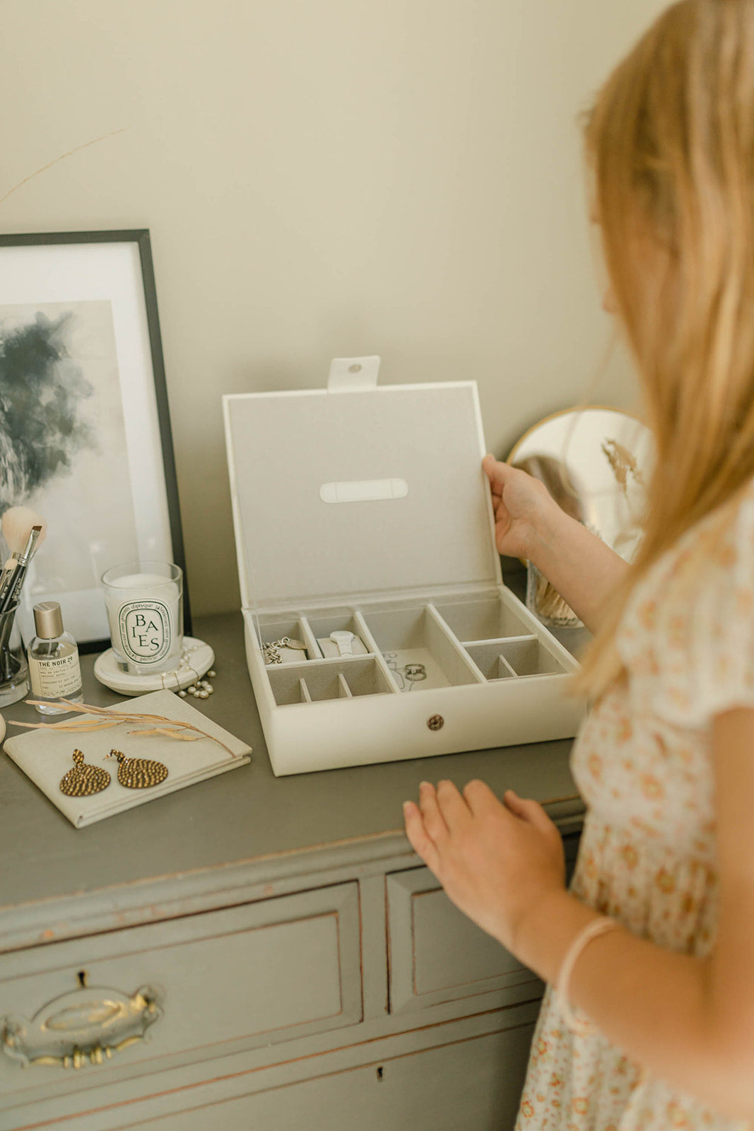 jewellery Box in ivory