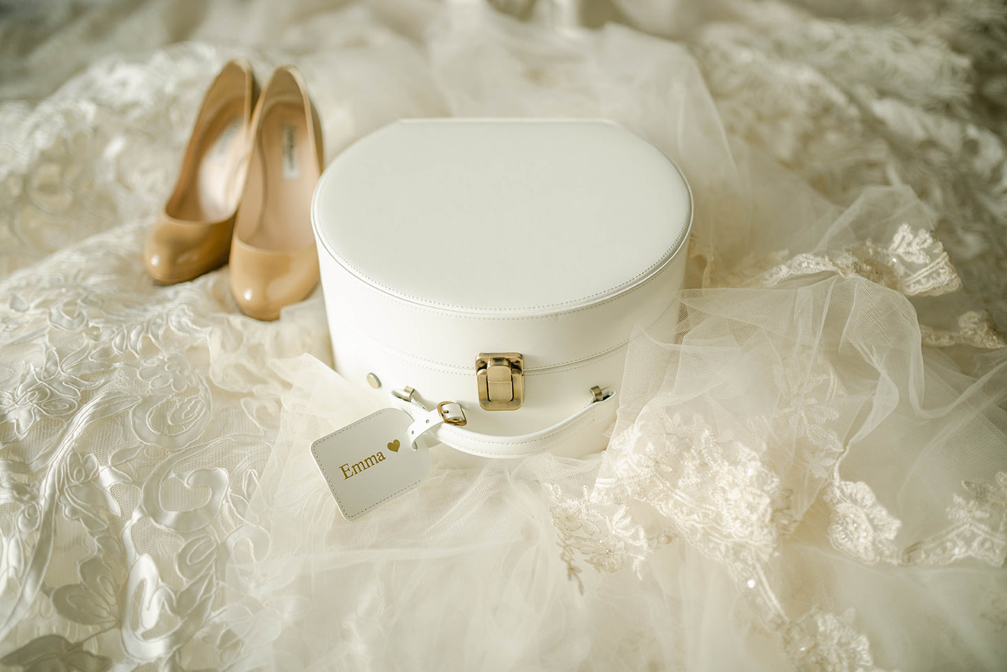 vanity memory box | keepsake case in ivory