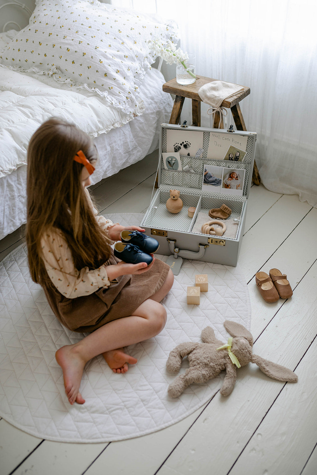 memory box | keepsake case in grey