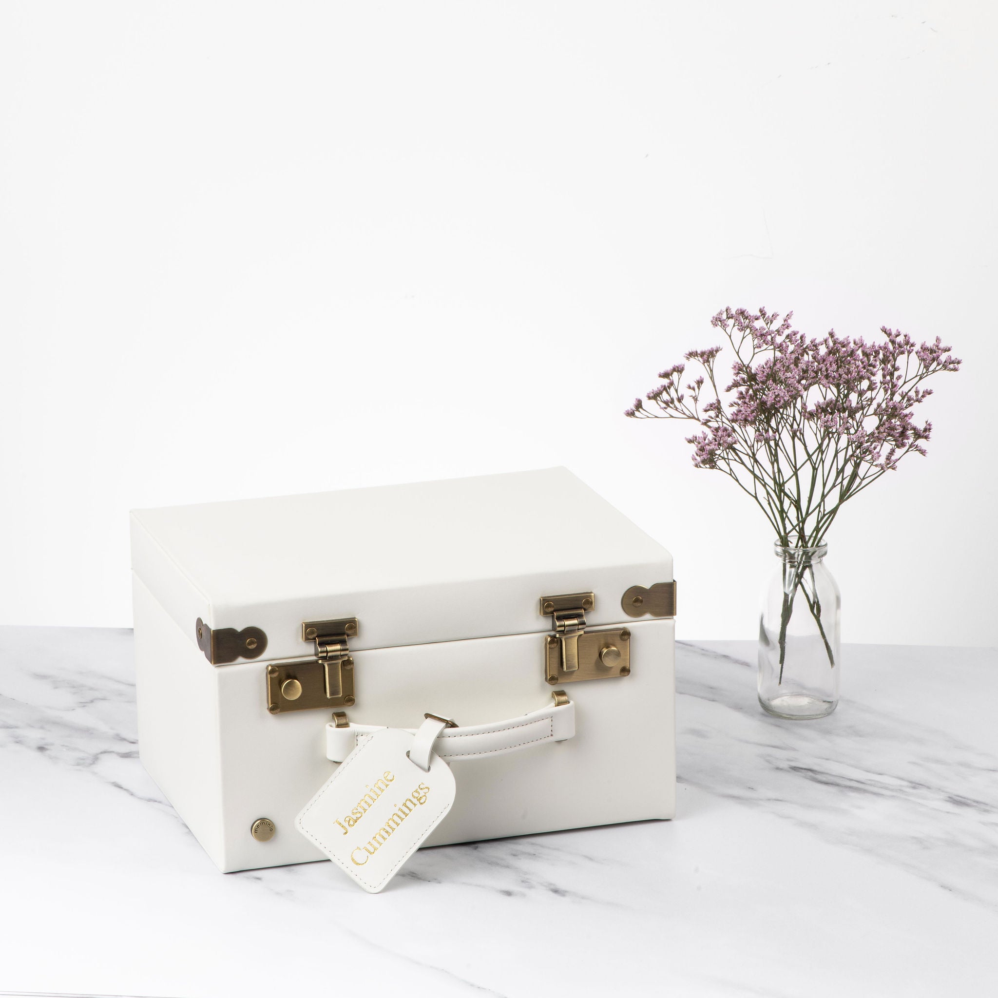 midi memory box | keepsake box in ivory white