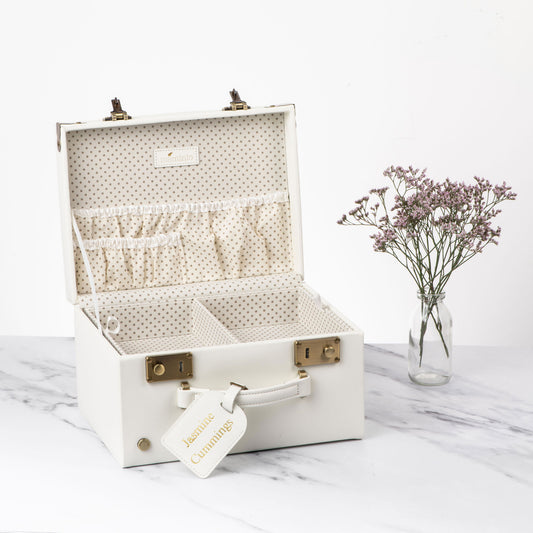 midi memory box | keepsake case in ivory white