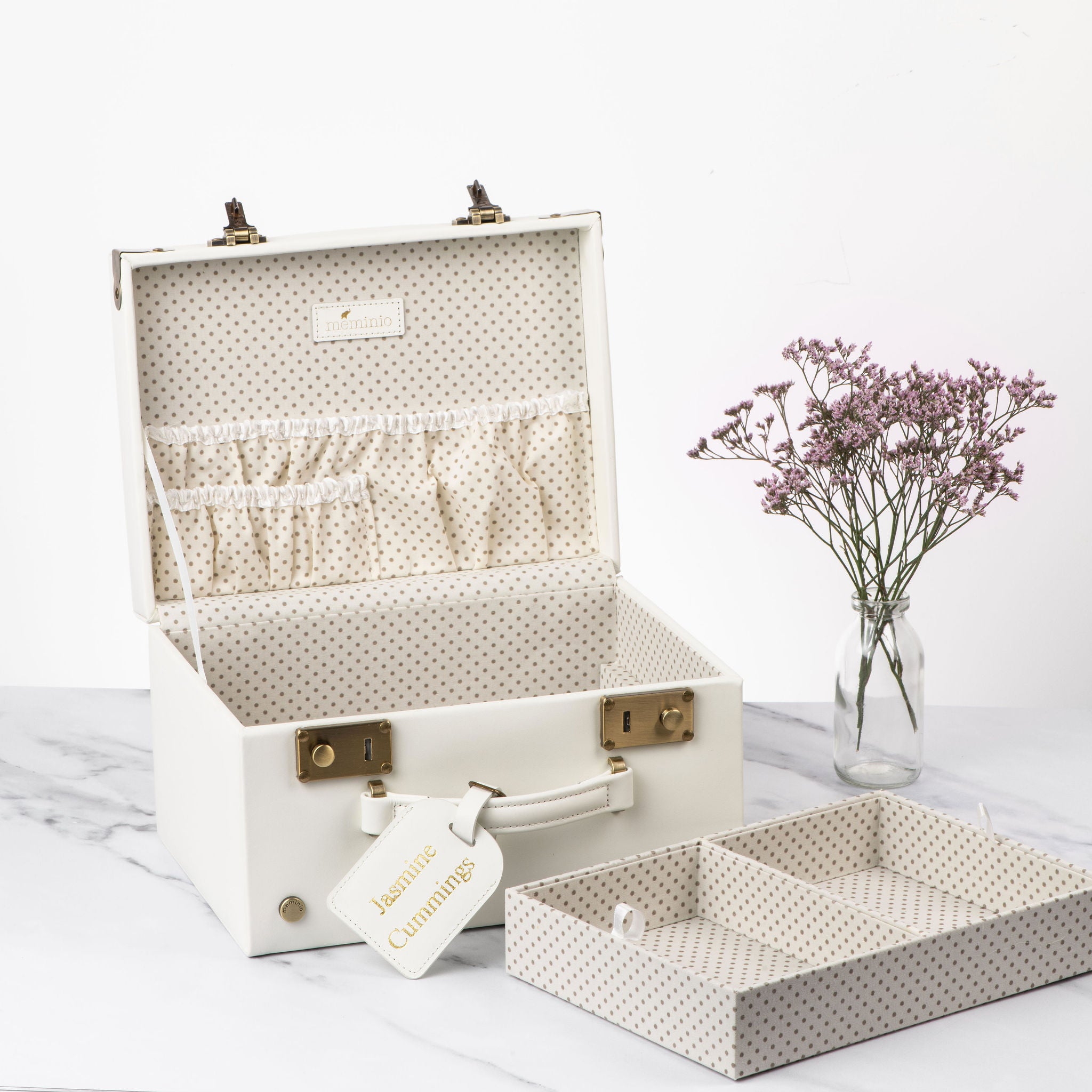 Midi-Erinnerungsbox | Erinnerungsbox in Elfenbeinweiß