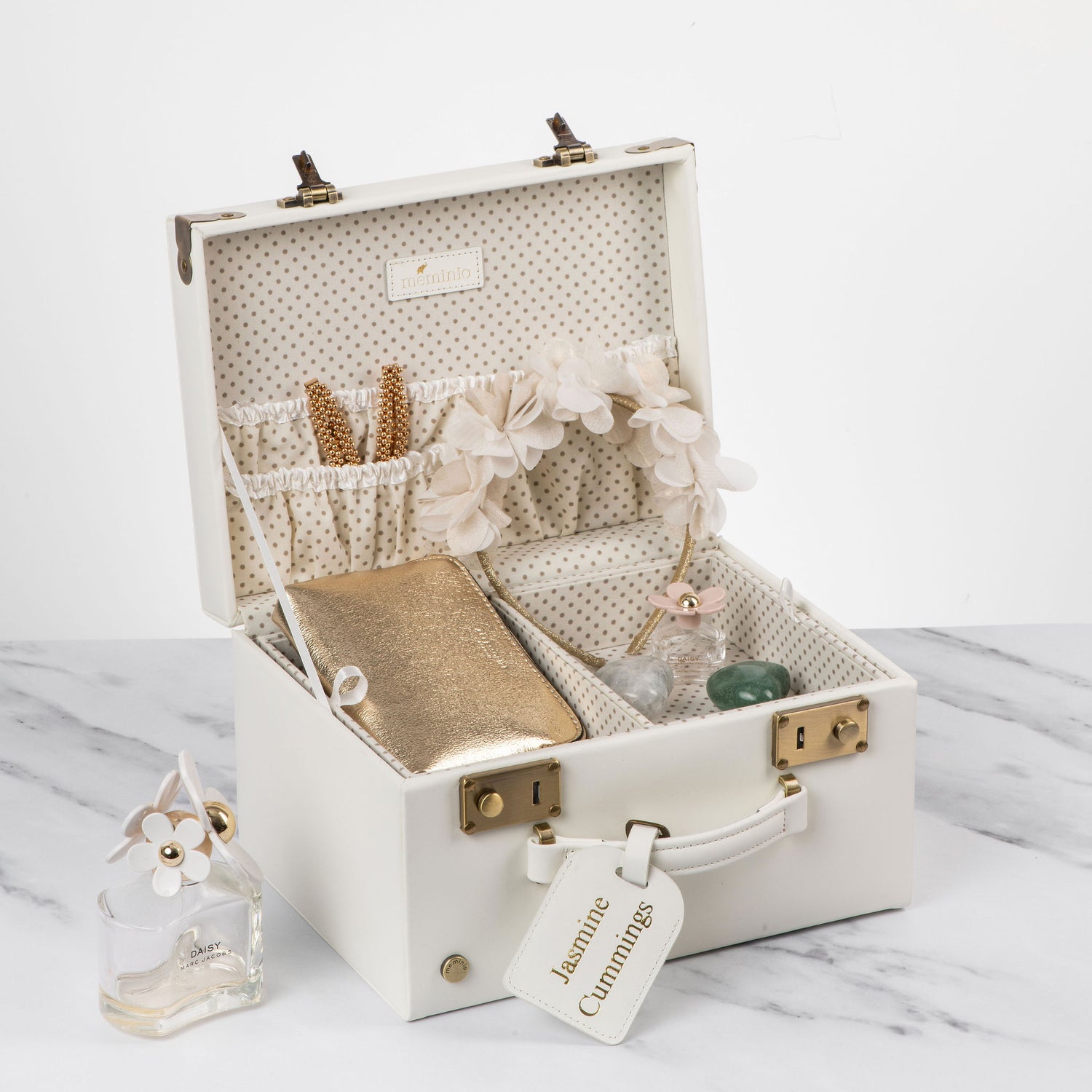 midi memory box | keepsake case in ivory white
