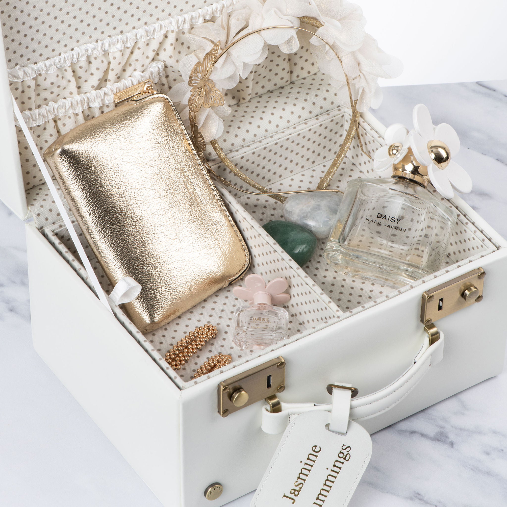Midi-Erinnerungsbox | Erinnerungsbox in Elfenbeinweiß
