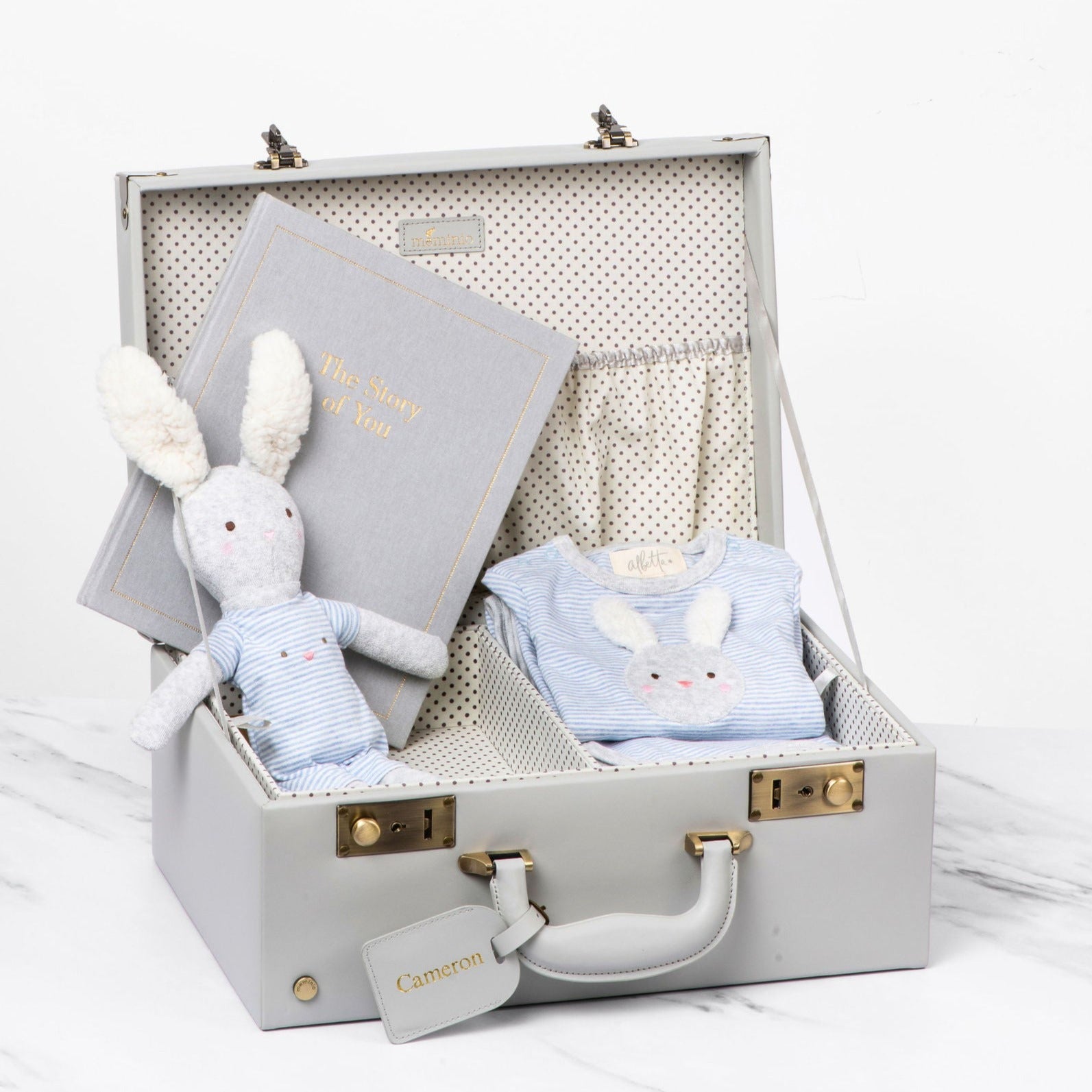 Boîte à mémoire  coffret cadeau en forme de lapin avec étui souvenir –  meminio