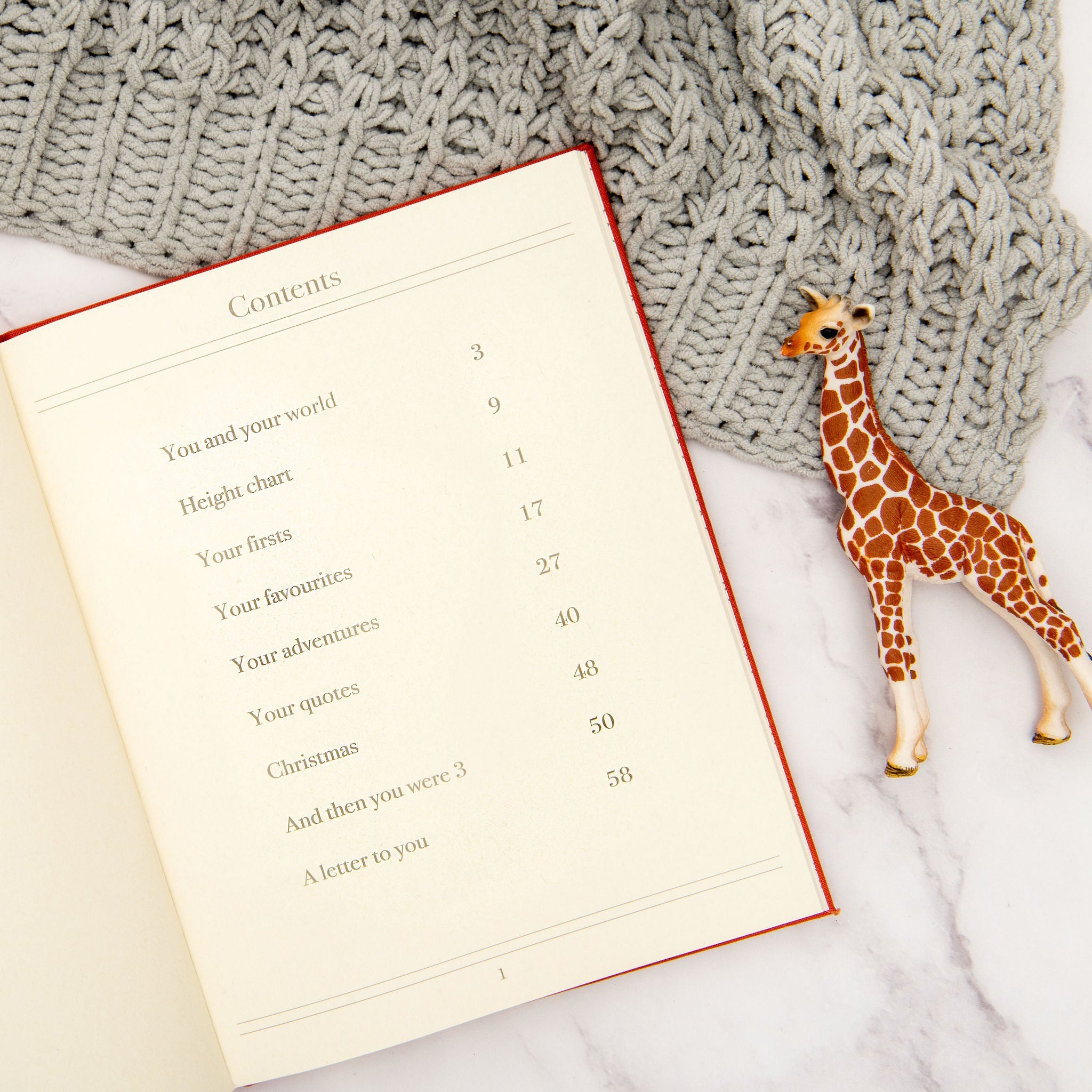 when you were 2 | a record book in blue