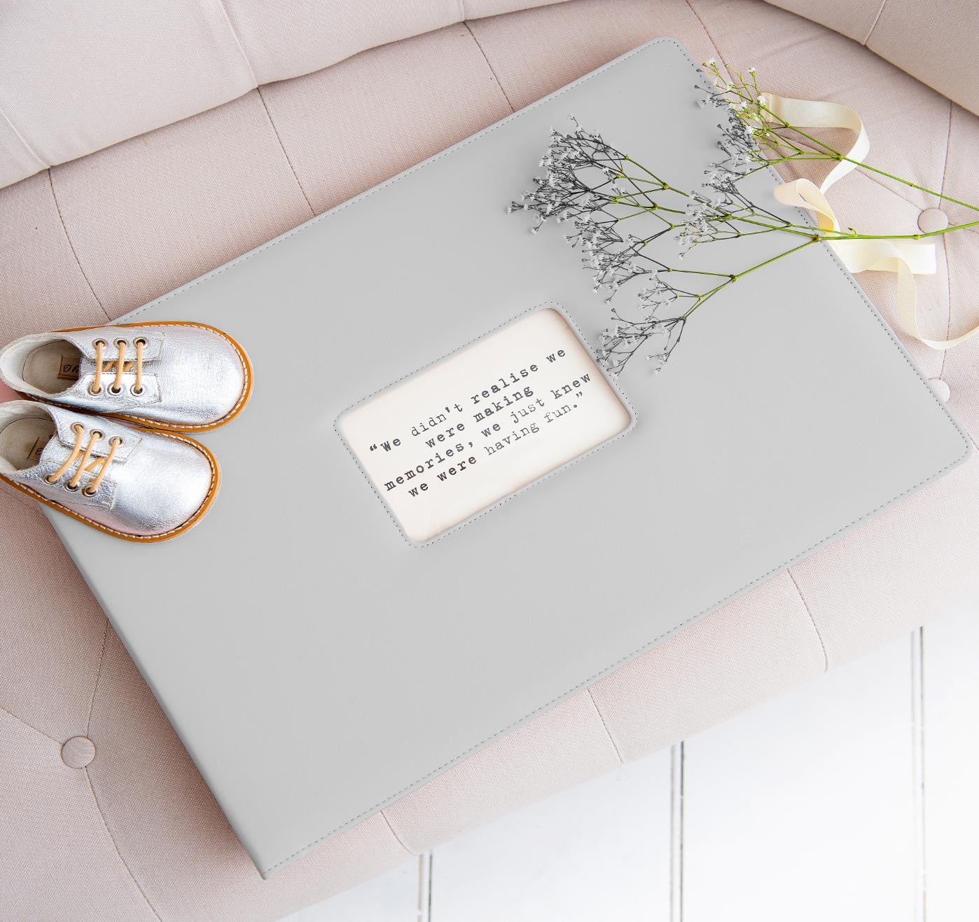 Memories Folder in Grey (Pre Order) | Meminio Memory Cases