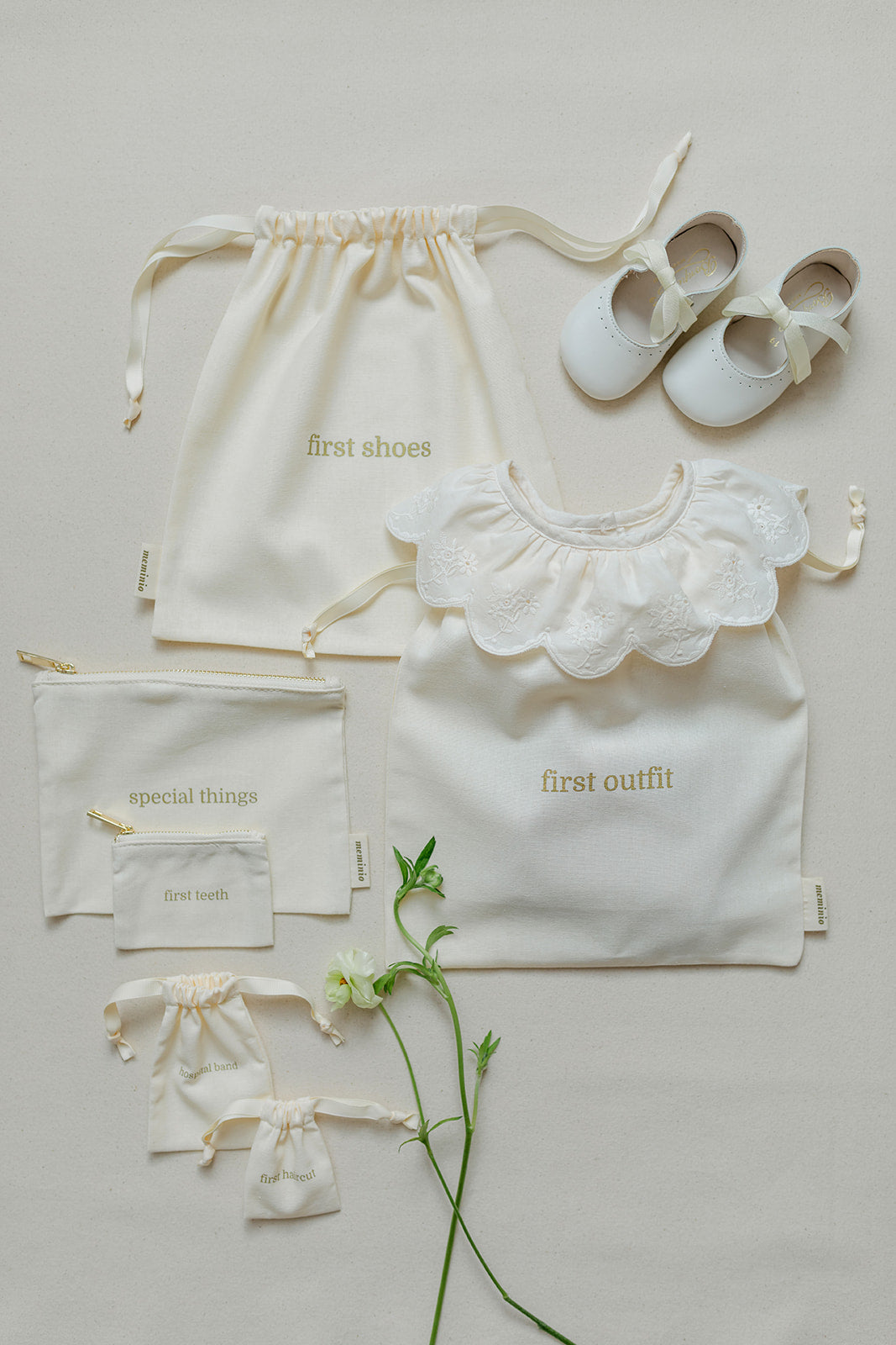 baby keepsake bag set