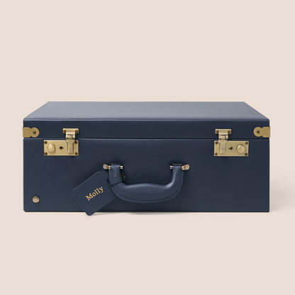 große Erinnerungsbox | Andenkenkoffer in Marine