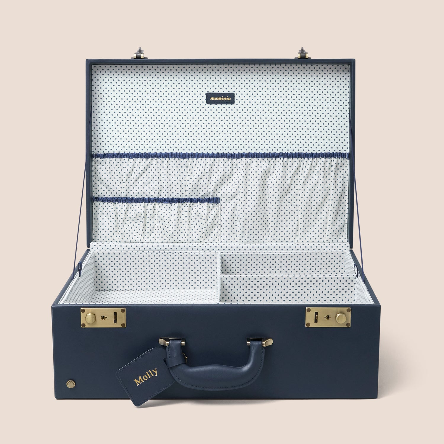 große Erinnerungsbox | Andenkenkoffer in Marine