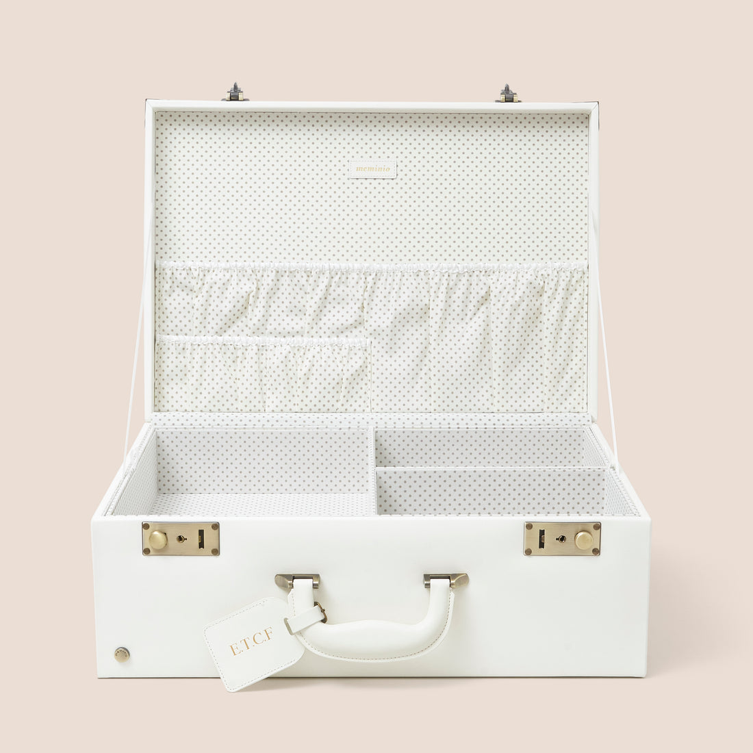 large memory box | keepsake case in ivory white