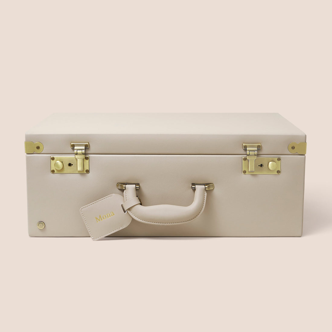 large memory box | keepsake case in oat | vegan edition