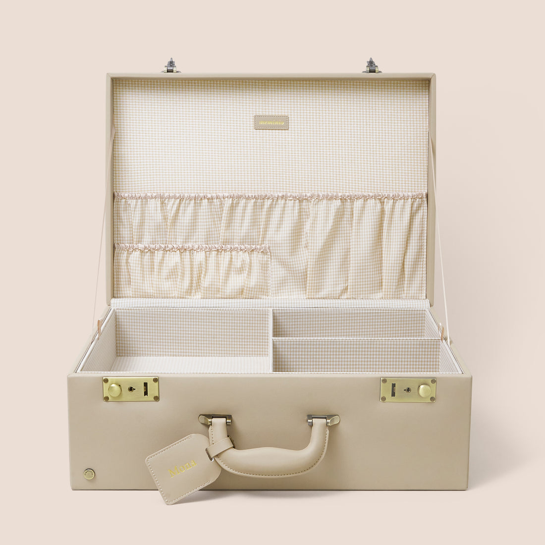 large memory box | keepsake case in oat | vegan edition