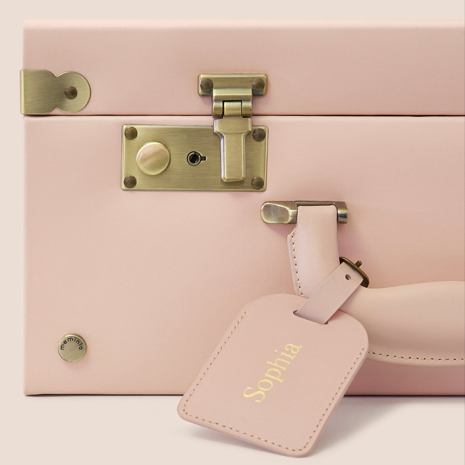 memory box | keepsake case in blush pink