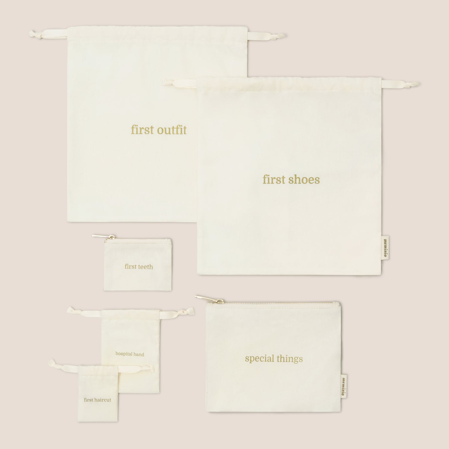 baby keepsake bag set