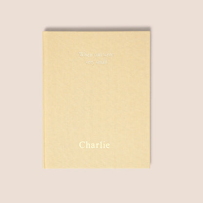 when you were small | a record book in sand