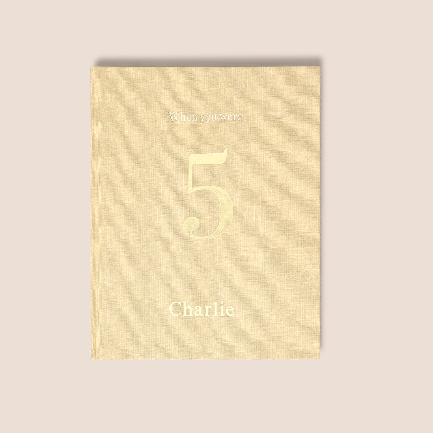 when you were 5 | a record book in sand