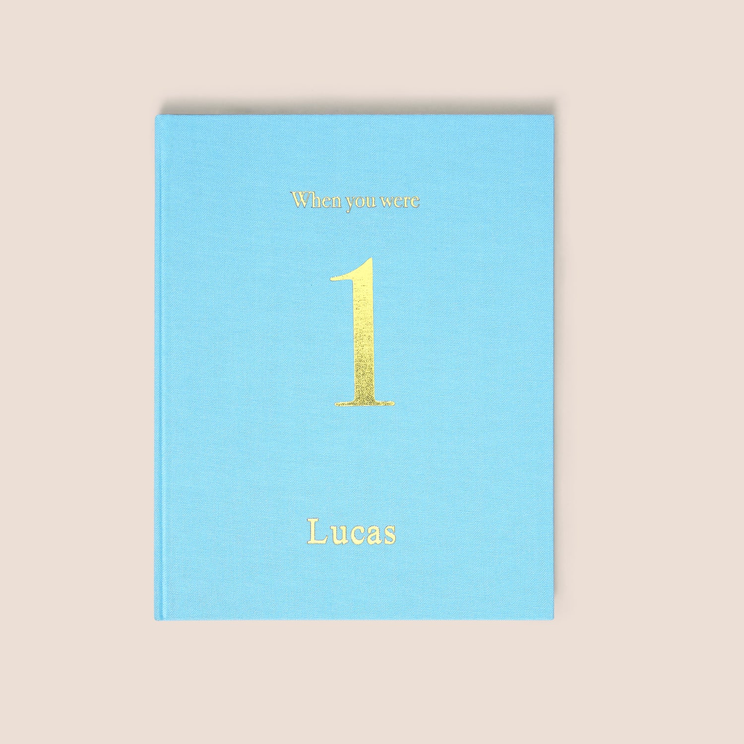 when you were the set | 6 memory books in blue