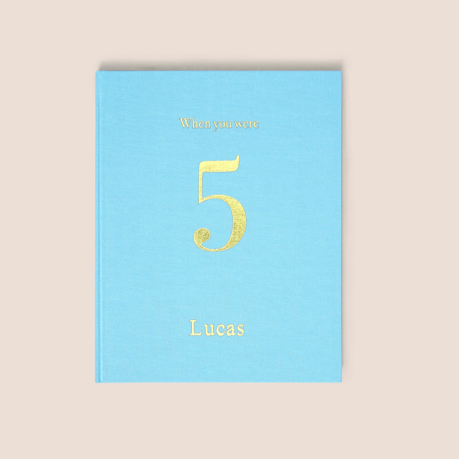 when you were the set | 6 memory books in blue