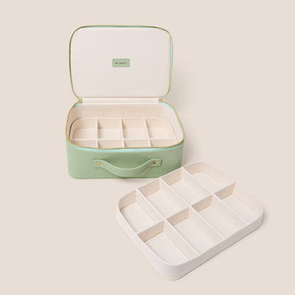 little keepers case in soft mint green