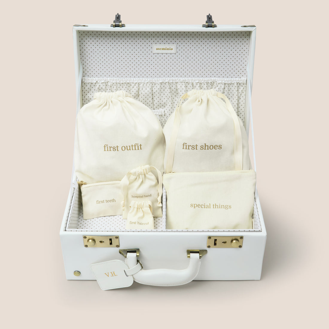 baby keepsake bag set