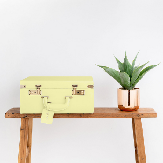memory box | keepsake case in lemon yellow