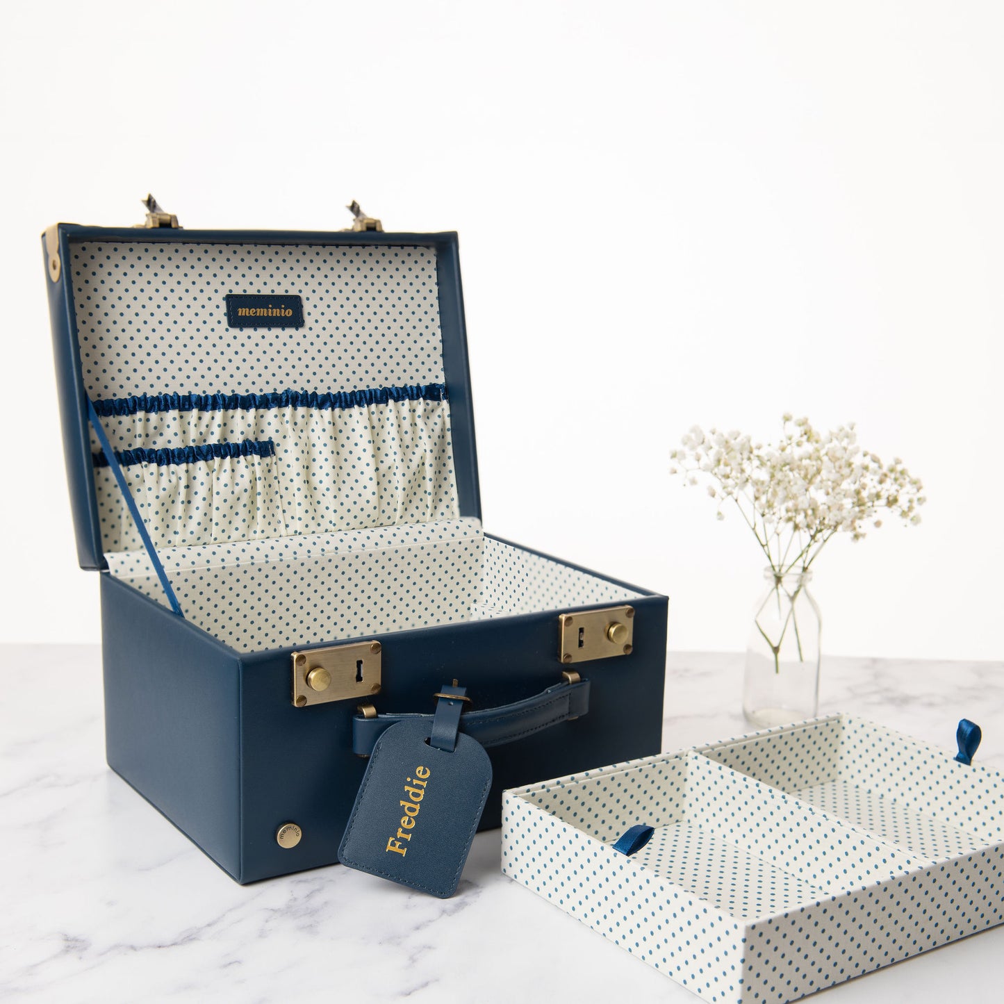 midi memory box | keepsake case in navy