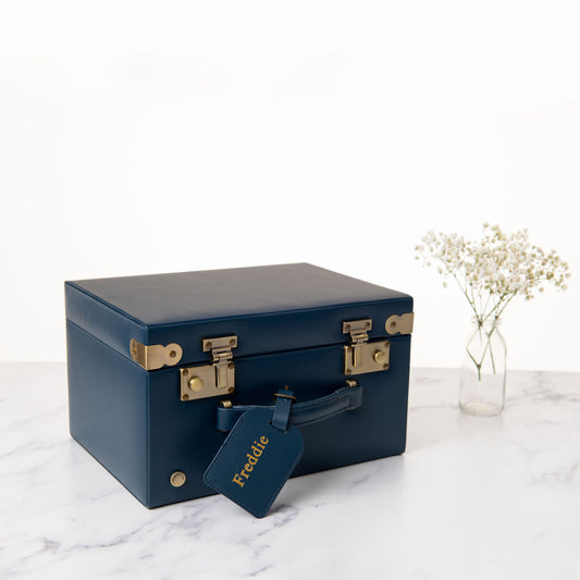 midi memory box | keepsake case in navy