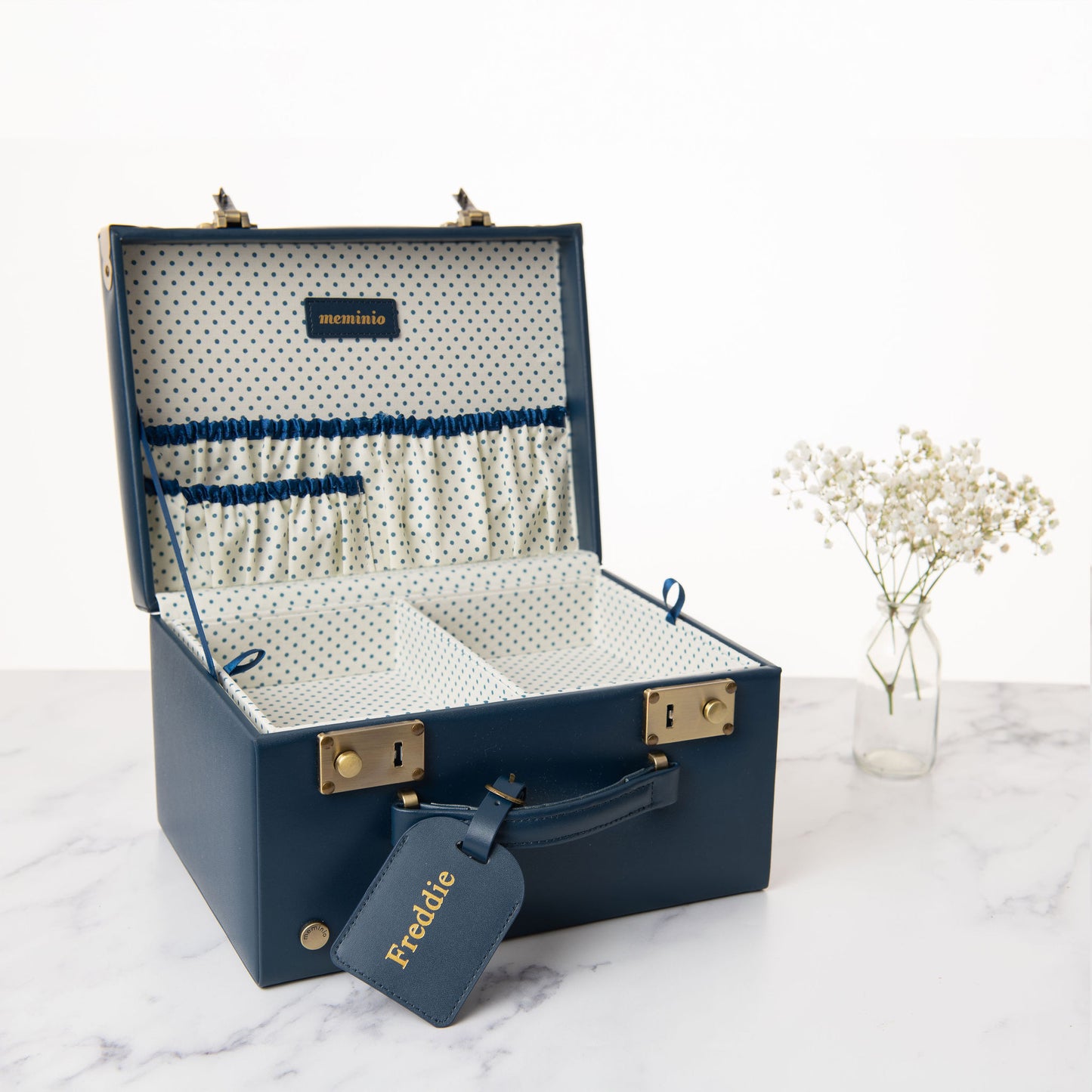 midi memory box | keepsake case in navy